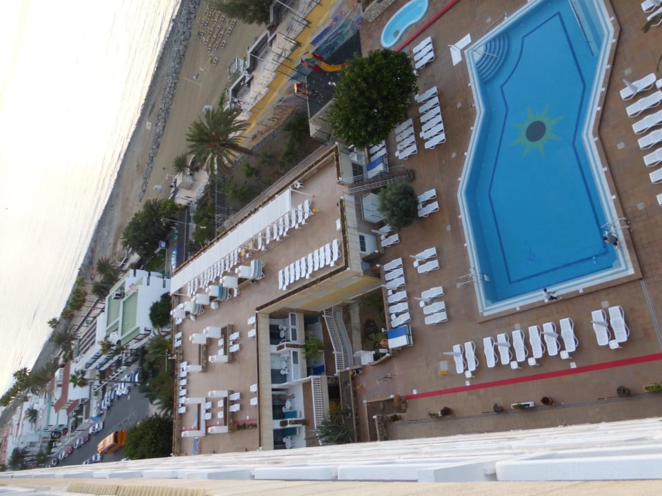 Blick vom Balkon Hotel Europalace