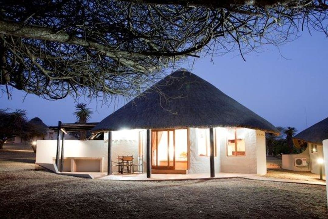 Safari Lodge at night Ubizane Zululand Safari Lodge