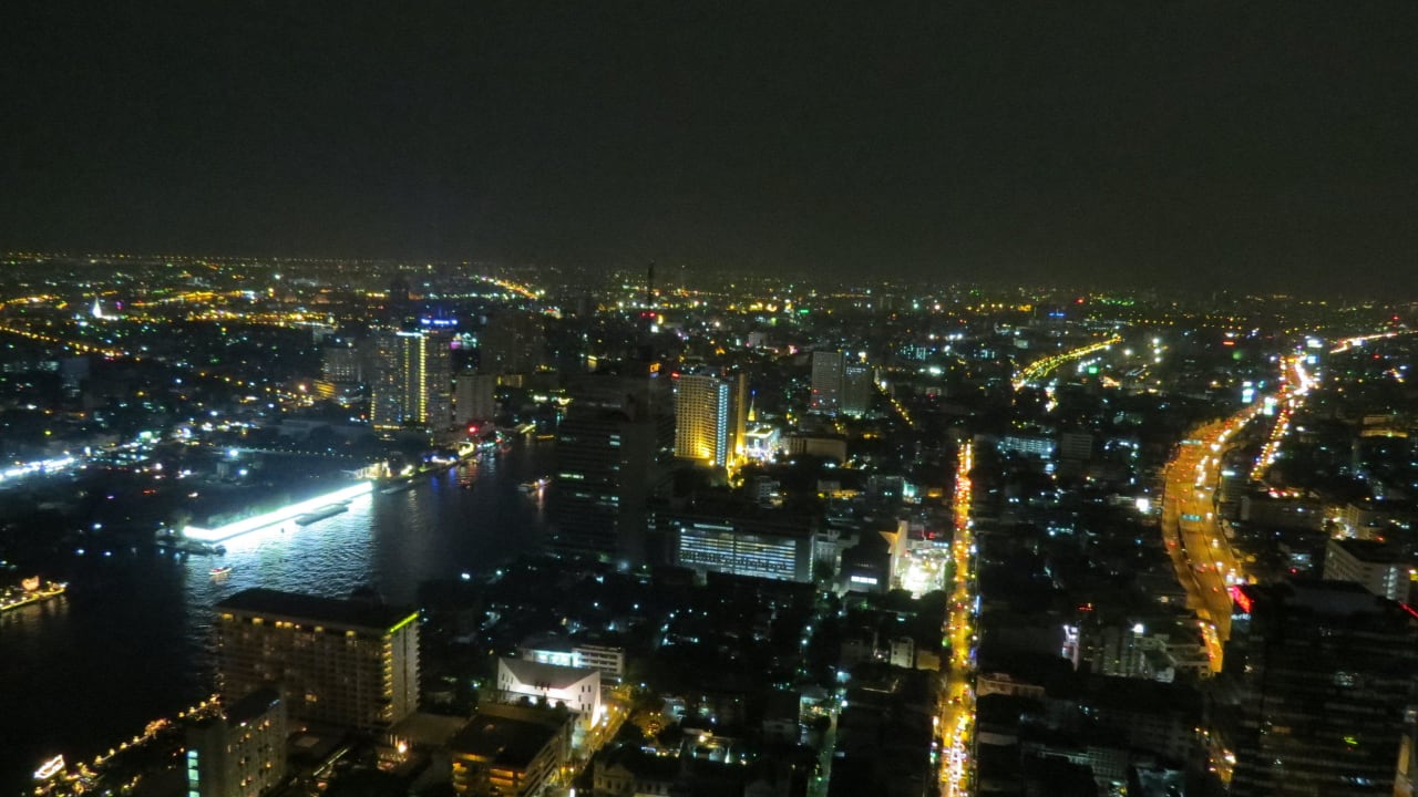 Ausblick von der Terrasse 58 Stock Hotel Lebua At State Tower