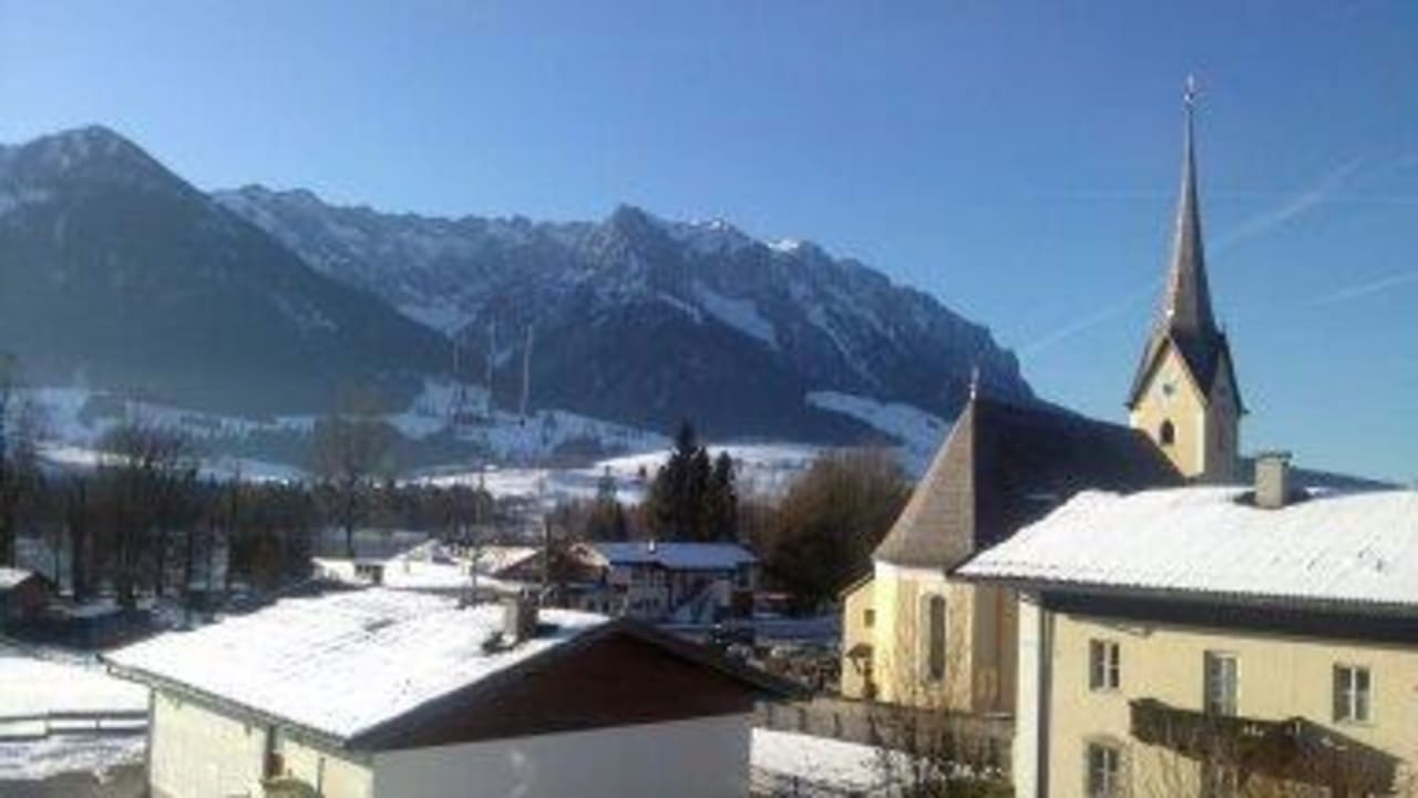 Kaiserwetter im Kaiserwinkel am 23.12.2013 Hotel Bernhard am See