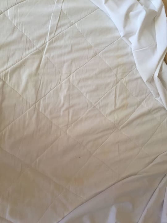 Alte Schweissflecken als Schlafunterlage ...  Stella Beach Resort & Spa Makadi Bay