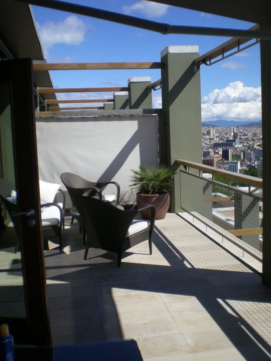 Balkon / Terrasse Hotel Miramar Barcelona