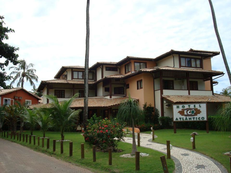 Aussenansicht des Hotels. Pousada Eco Atlantico