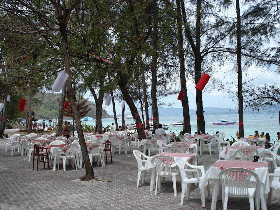 Restaurantaussicht Hotel Coral Island Resort