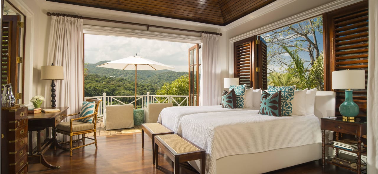 "Schlafzimmer Villa 20" Round Hill Hotel and Villas (Montego Bay