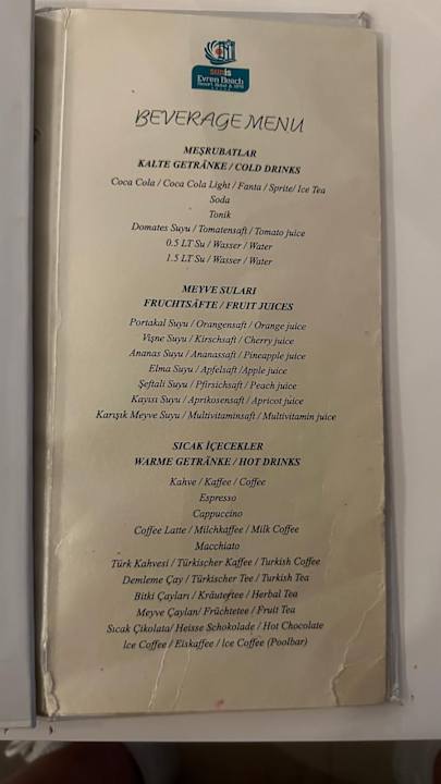 Gastro Sunis Kumköy Beach Resort Hotel & Spa