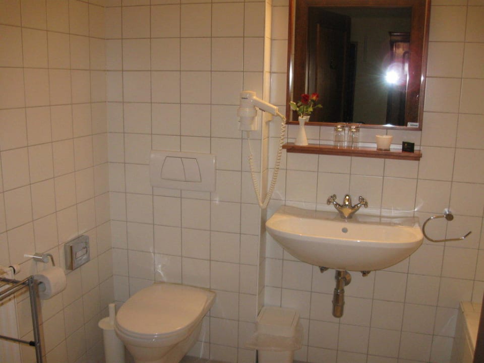 Badezimmer Schlossgasthof Rosenburg