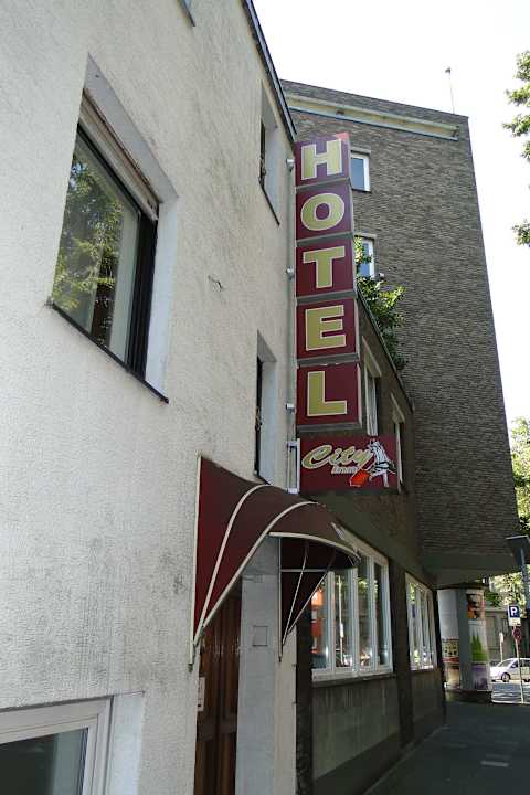 Der Haupteingang  Hotel CityInn