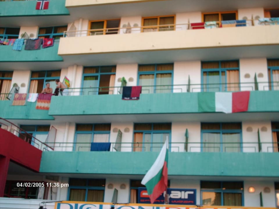 Blick von außen Party Hotel Golden Sands - Adults only