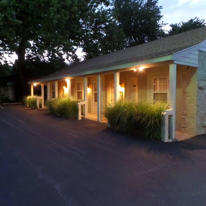 Ansicht der Zimmereingänge Best Western Hotel Route 66