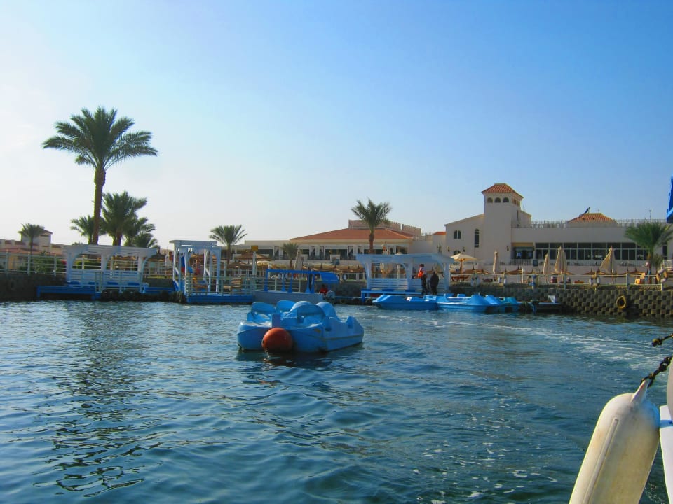 Lagune mit Blick auf Rezeption Pickalbatros Dana Beach Resort - Hurghada