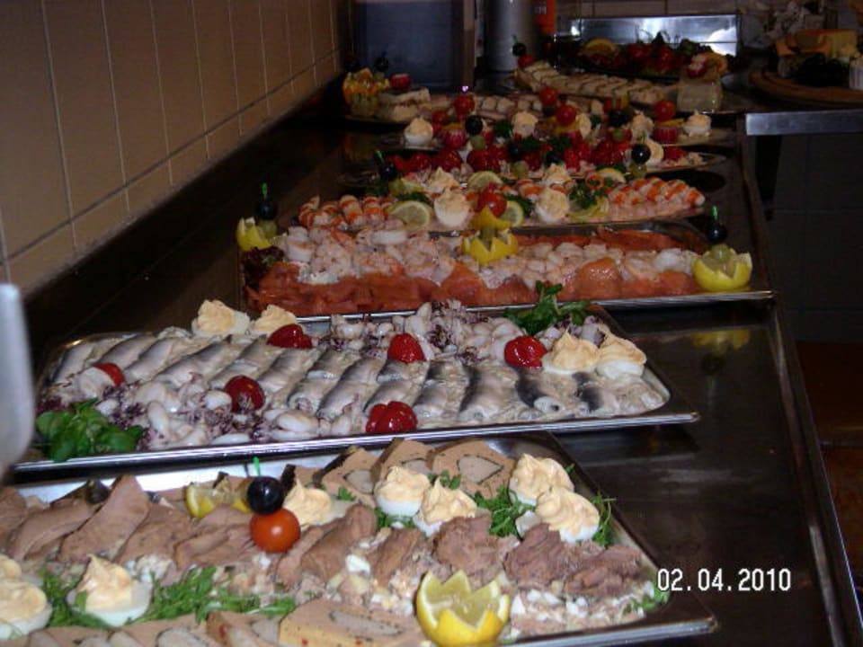 Unsere Buffet's sind schön gestaltet Hotel Klima Ferienoase