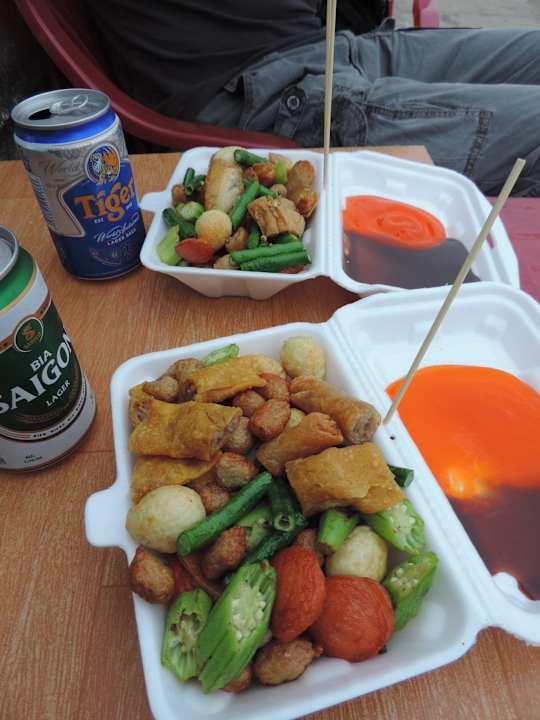 Garküchenessen, einfach lecker Guesthouse Hai Hien