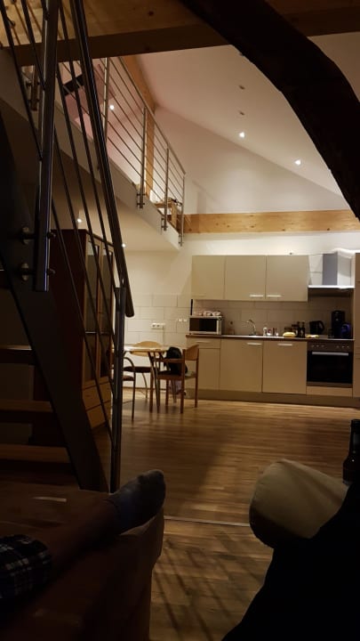 Küchen- und Essecke Apartment An Der Kunstakademie Heimbach