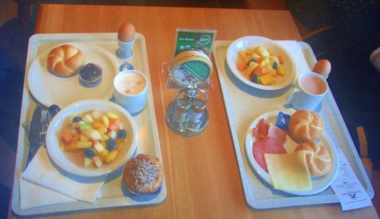 Viel Geld für wenig Frühstück minderer Qualität Alpenrose