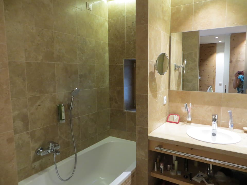 Badezimmer Naturhotel Leitlhof