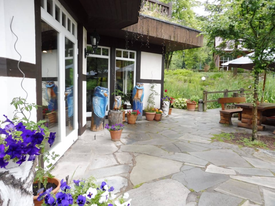 Eingang Restaurant/Rezeption Hotel Boltenmühle