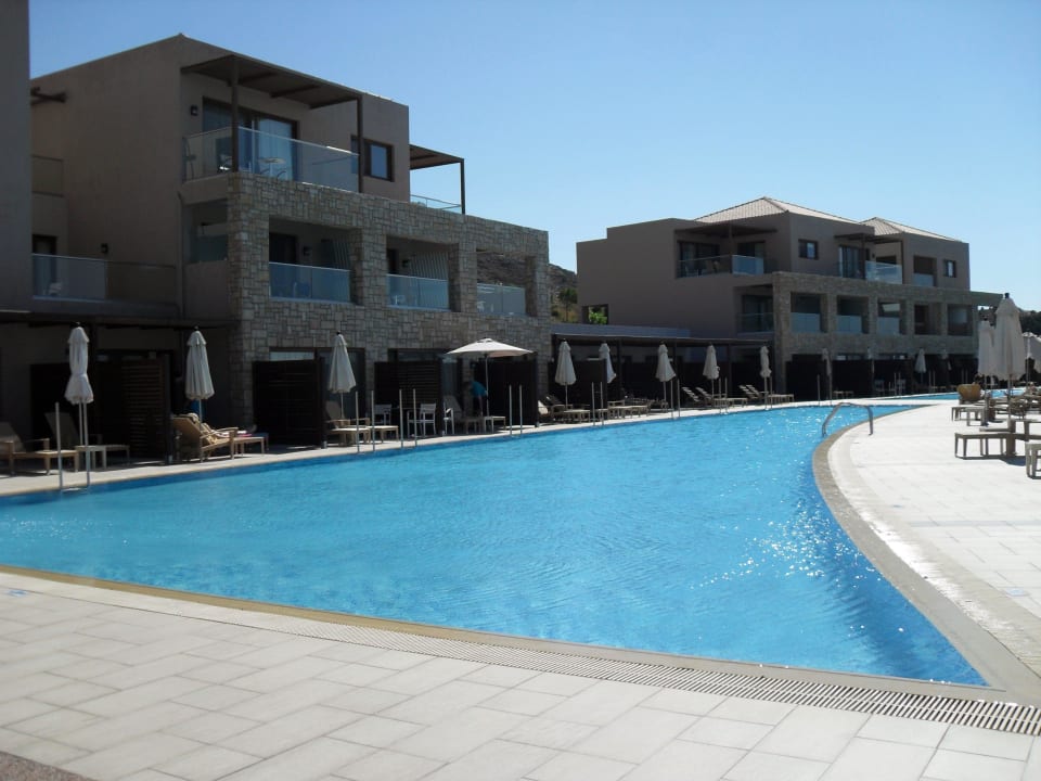 Blick auf 2000er Zimmer, Zugang SwimUp Pool Blue Lagoon Village