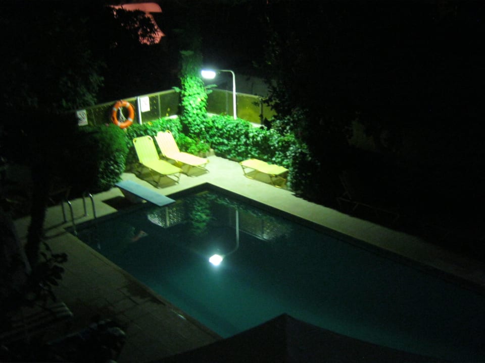 Blick vom Balkon Hotel Anseli