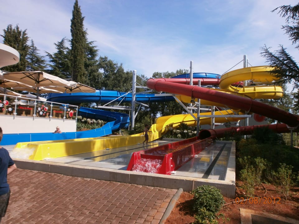 Die neue Rutschenanlage, echt super gemacht Hotel Garden Istra Plava Laguna