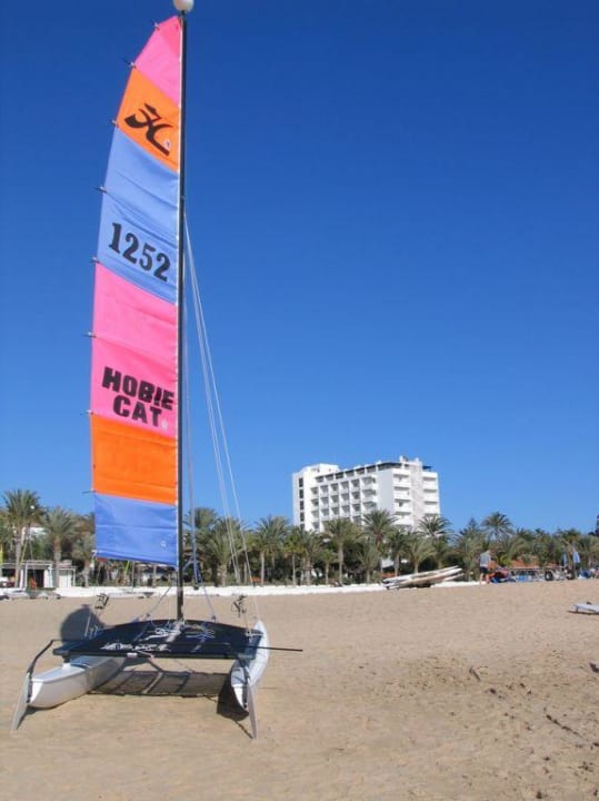 Haupthaus des RC - Blick vom Strand ROBINSON JANDIA PLAYA