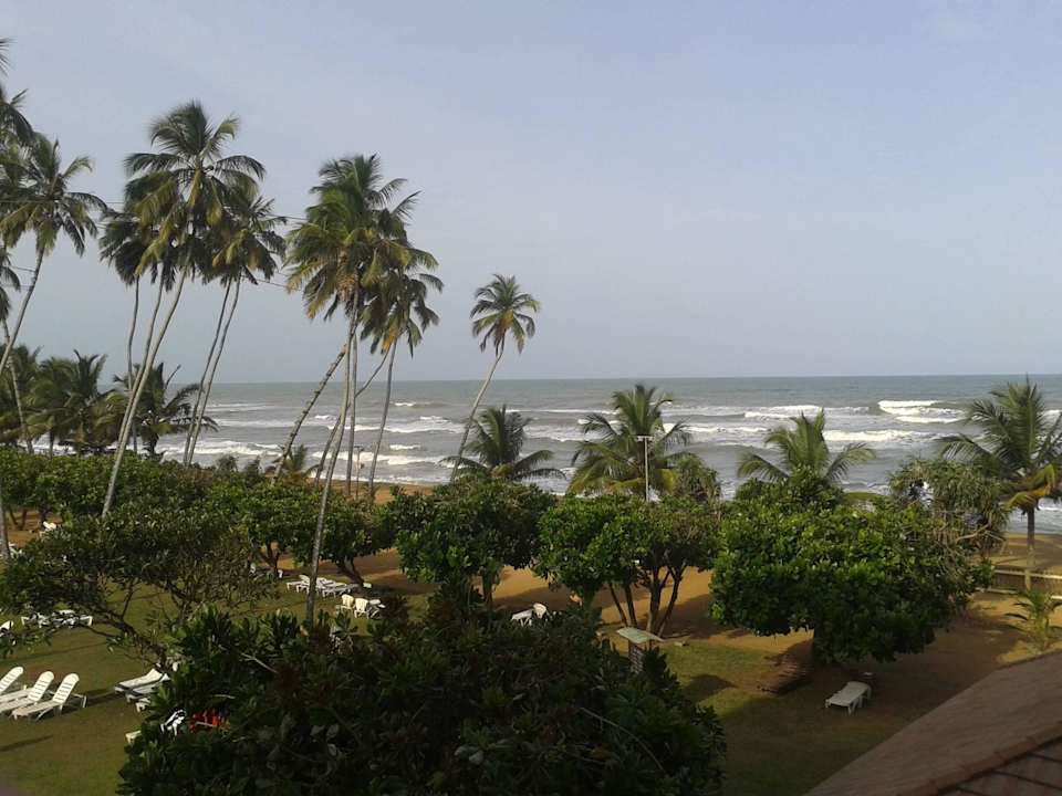 Blick vom Balkon Turyaa Kalutara