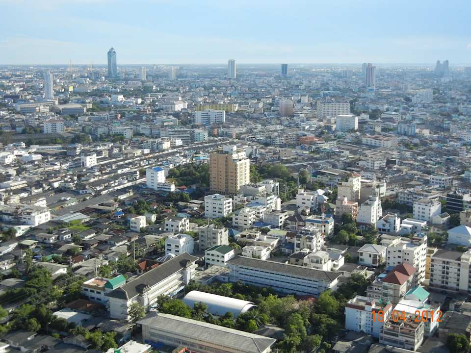 Wunderbarer Ausblick von der Kasara Lounge JC Kevin Sathorn Bangkok Hotel