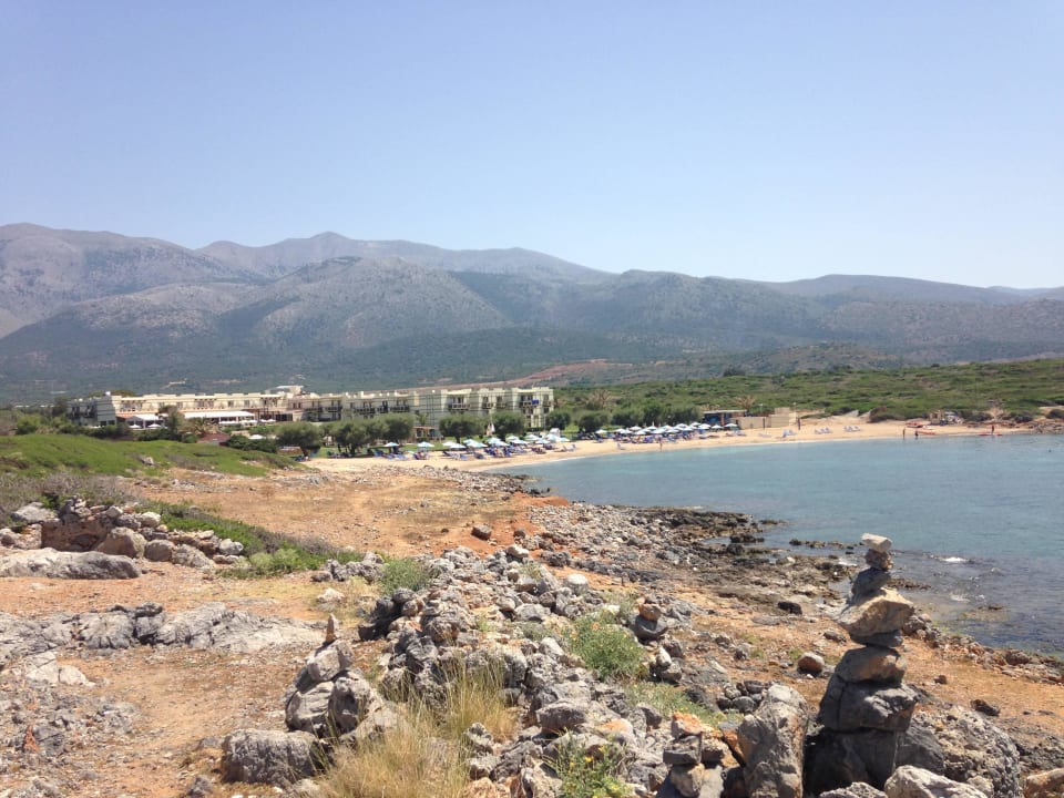 Blick auf das Hotel Grecotel Meli Palace
