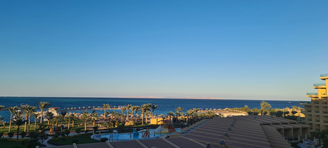Ausblick Hilton Hurghada Plaza
