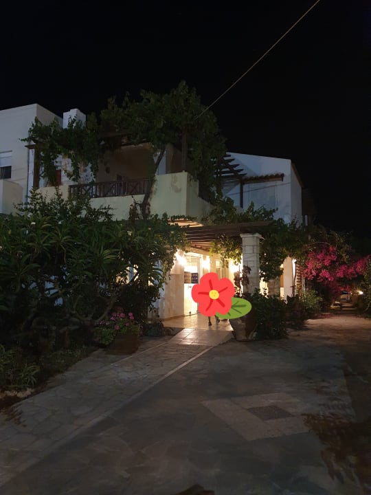 Außenansicht Hotel Dedalos Beach