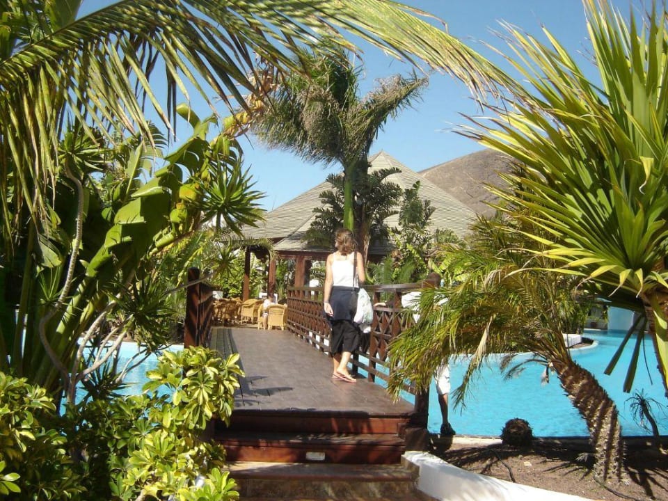 Brücke zur Poolbar Fuerteventura Princess