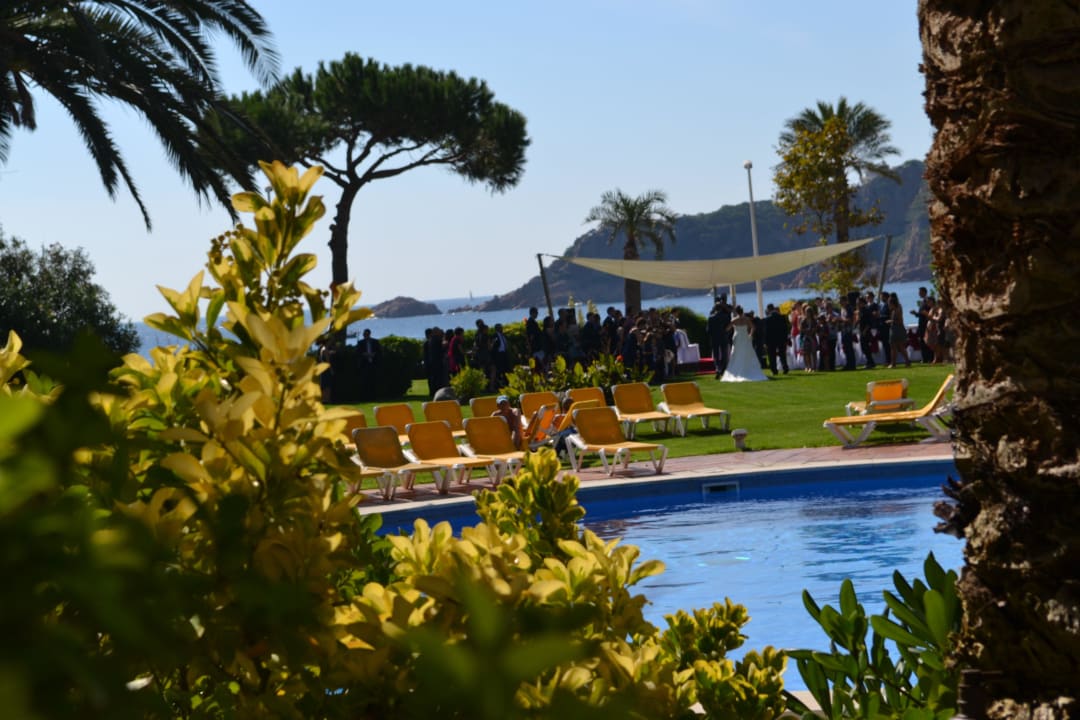 Hochzeit im Garten Hotel S'Agaro