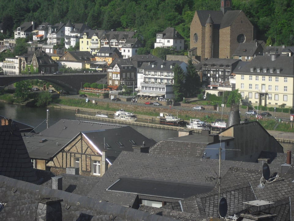 Blick auf die Mosel Hotel Villa Tummelchen