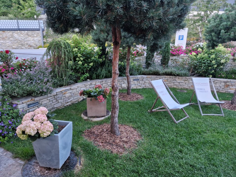 Gartenanlage Dorfhotel Fasching