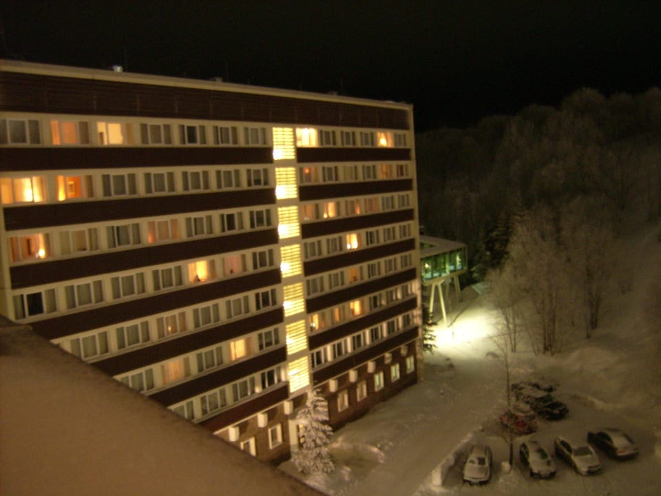 Blick aus dem Fenster AHORN Hotel Am Fichtelberg