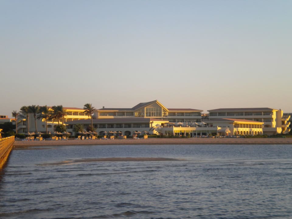 Hotel vom Steg aus Cleopatra Luxury Beach Resort Makadi Bay - Adults only