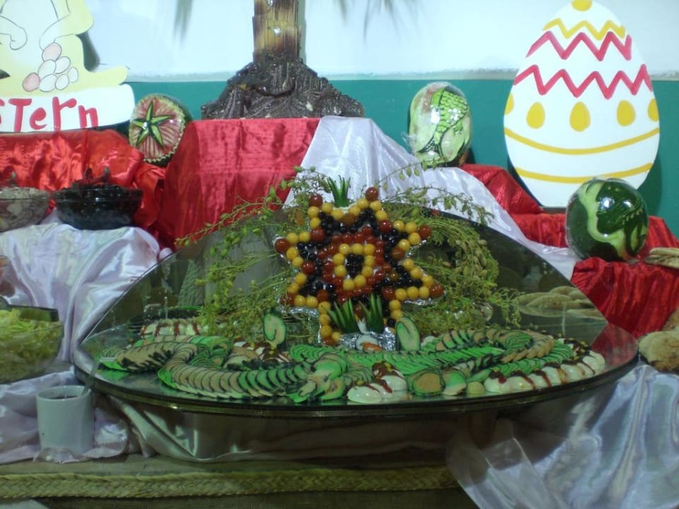 Osterbüffet Pickalbatros Alf Leila Wa Leila Resort - Neverland Hurghada