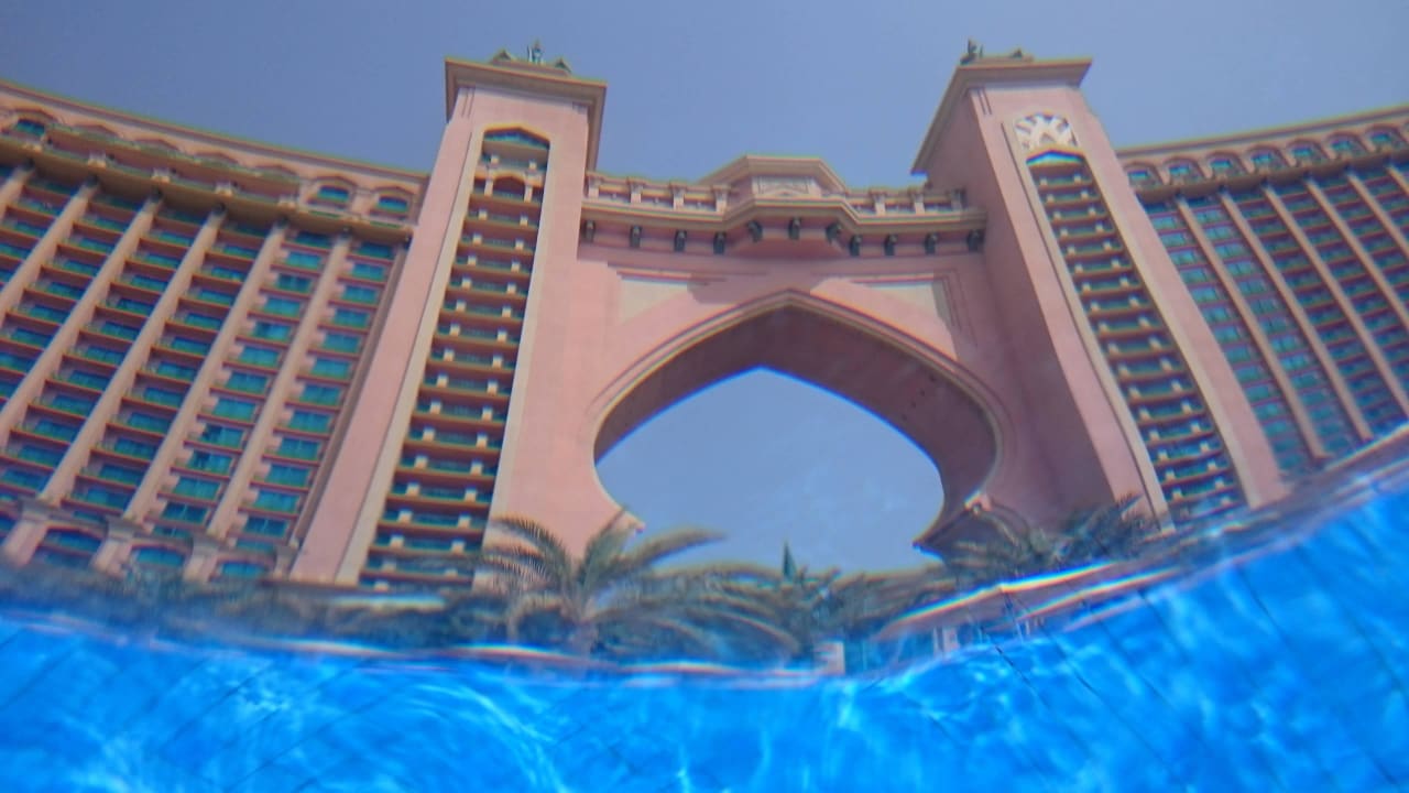 Unterwasserfoto vom Hotel Atlantis, The Palm