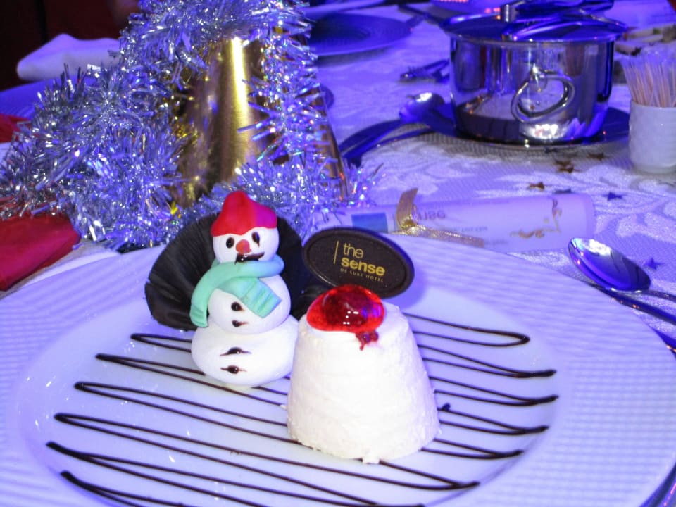 Ende des Silvestermenues The Sense Deluxe Hotel