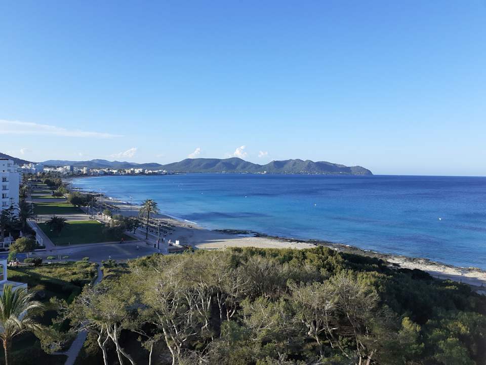 Ausblick Hipotels Bahía Cala Millor