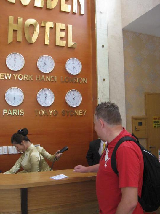 Rezeption Hotel Golden Central Saigon