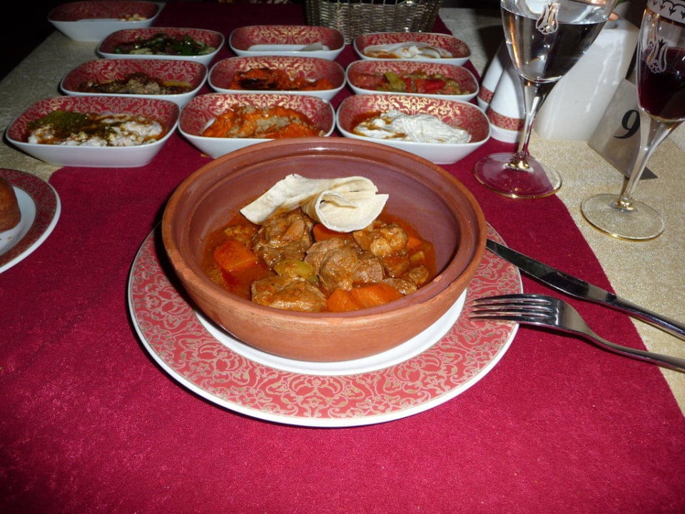 Hauptspeise im Osmanischen Restaurant Rixos Premium Belek