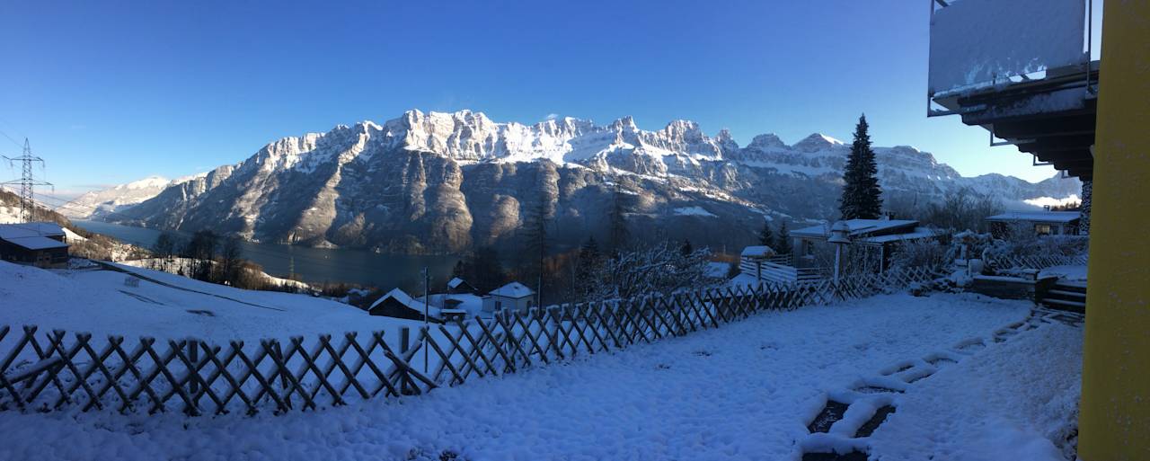 Ausblick Ferienwohnung Bijouswiss