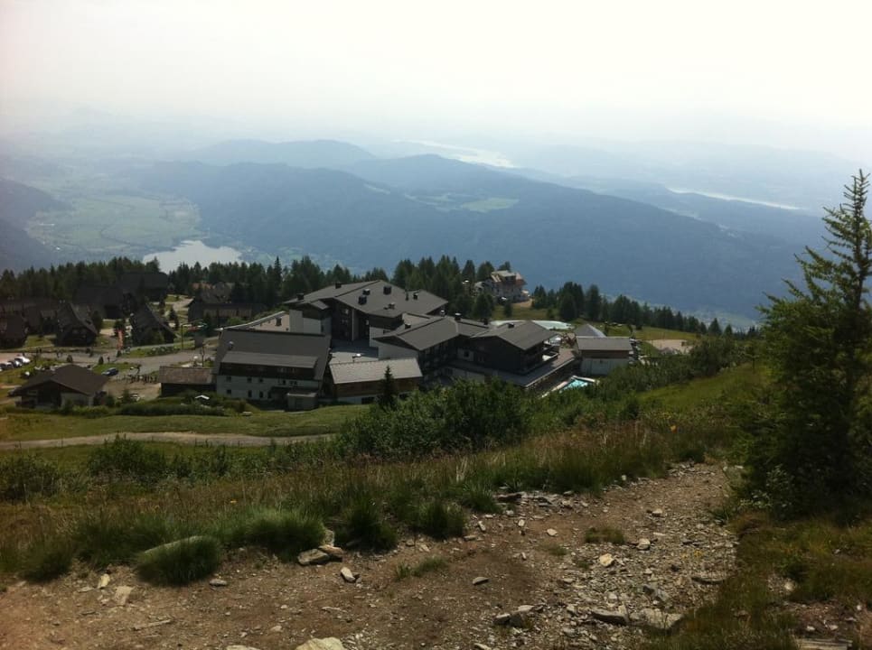 Ansicht der Anlage vom Gipfel Mountain Resort Feuerberg