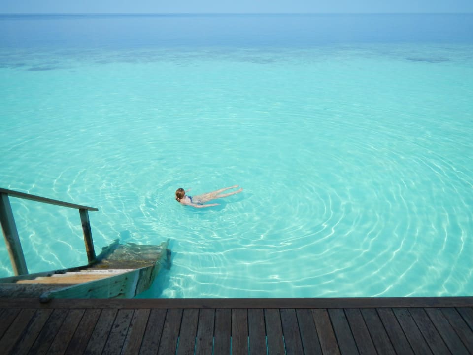 Zugang zur Lagune Veligandu Maldives Resort Island