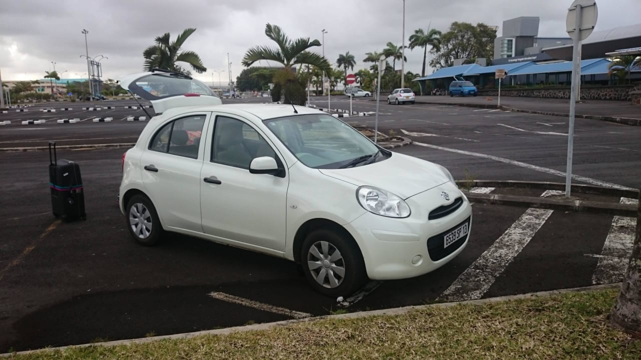 Unser Mietwagen vom Haus Villa Seewoo