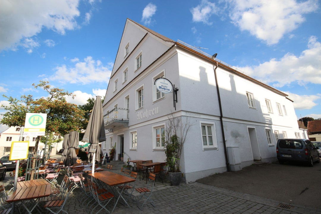 Ansicht vom Marktplatz Gasthof Zum Mohren