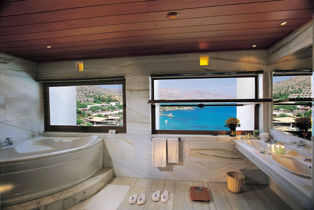 Peninsula Collection Suite Bathroom Elounda Peninsula All Suite Hotel
