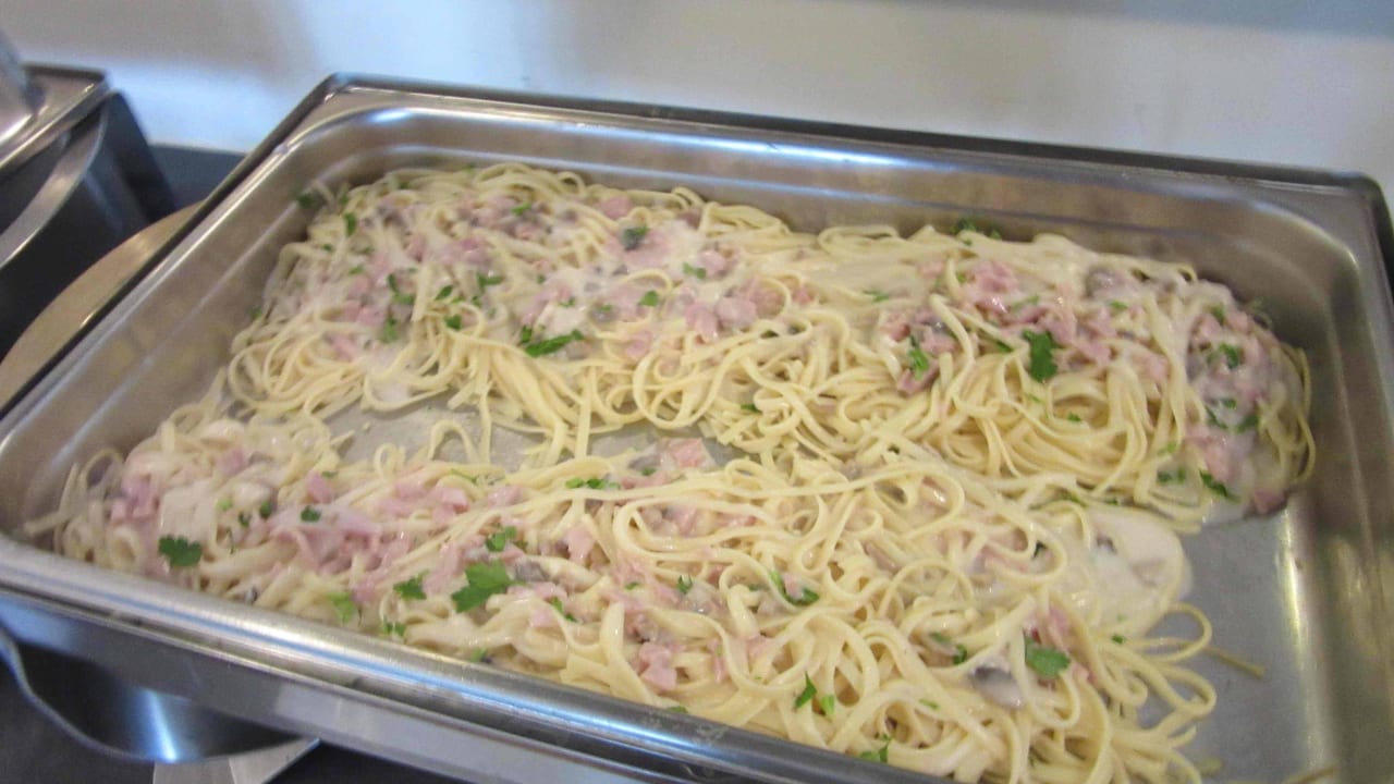 Spaghetti mit Meeresfrüchten Hotel Aris