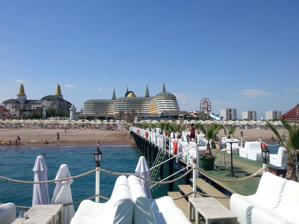 Hotel vom Steg aus Hotel Delphin Imperial